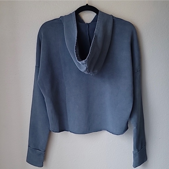 Bobi Thumbhole Hoodie Granite Blue Size Large NWT - Picture 7 of 12